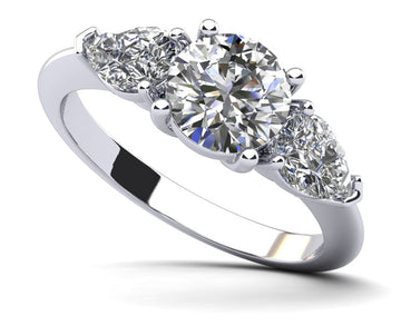 Mi Amour Diamond Engagement Ring Lab-Grown Diamond  with 2.50 ct. (1.50 ct. center diamond)