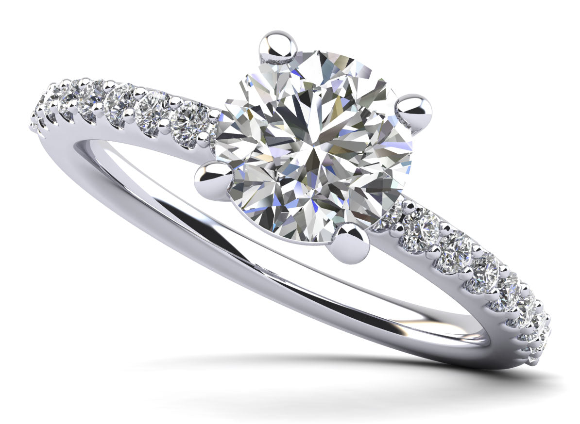 Brilliant Dreams Diamond Engagement Ring Lab-Grown Diamond  with 1.77 ct. (1.50 ct. center diamond)