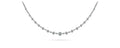 Graduated Diamond And Chain Link Necklace Lab-Grown Diamond  with 6.18 ct.(finished)