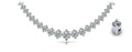 Diamond Crescendo Necklace Diamond  with 6.98 ct.(finished)