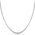 Graduated Diamond Necklace With Shiny Links Diamond  with 3.01 ct.(finished) 2mm, 2.2mm, 2.5mm