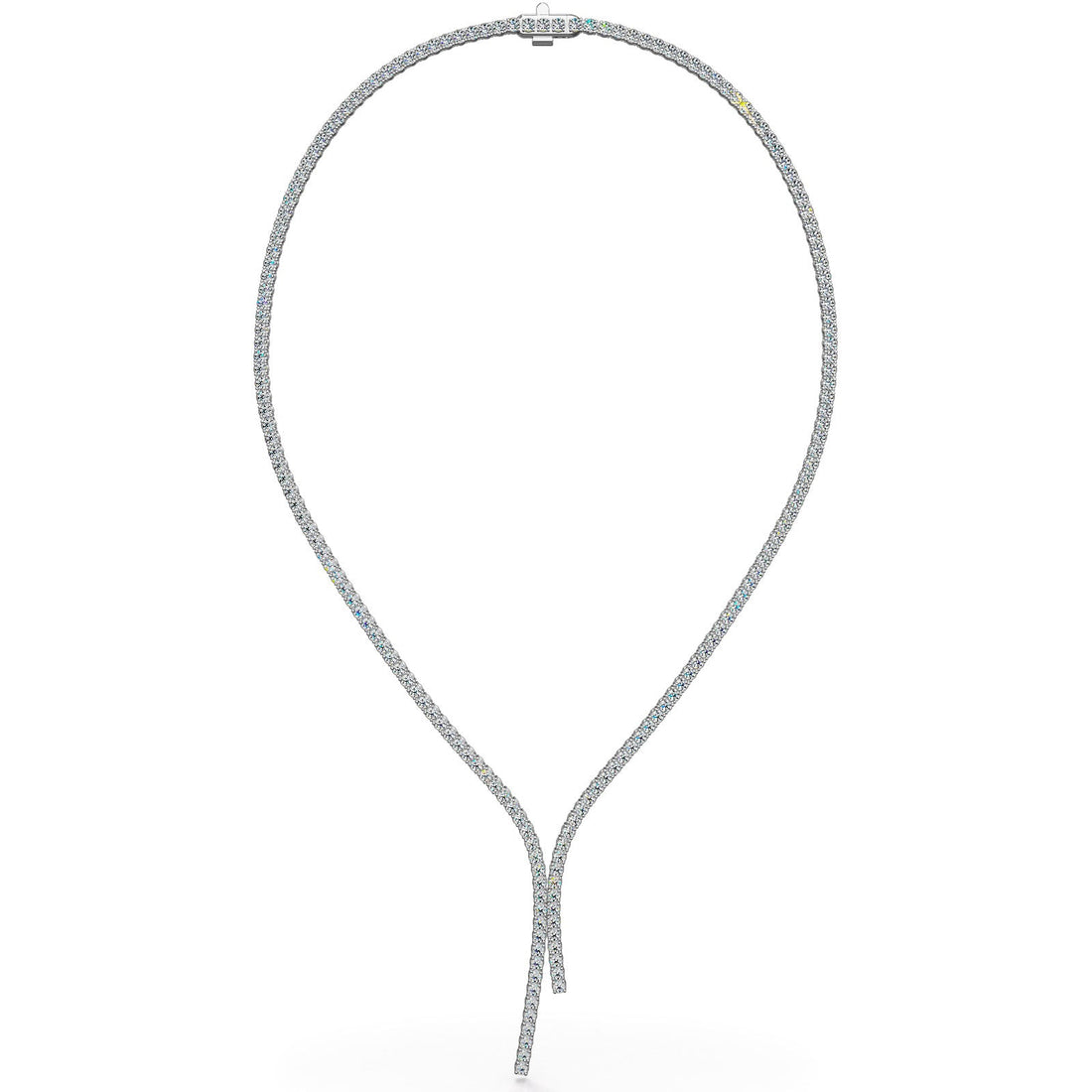 Lasso Diamond Tennis Necklace Diamond  with 8.00 ct.(finished) 2.2mm