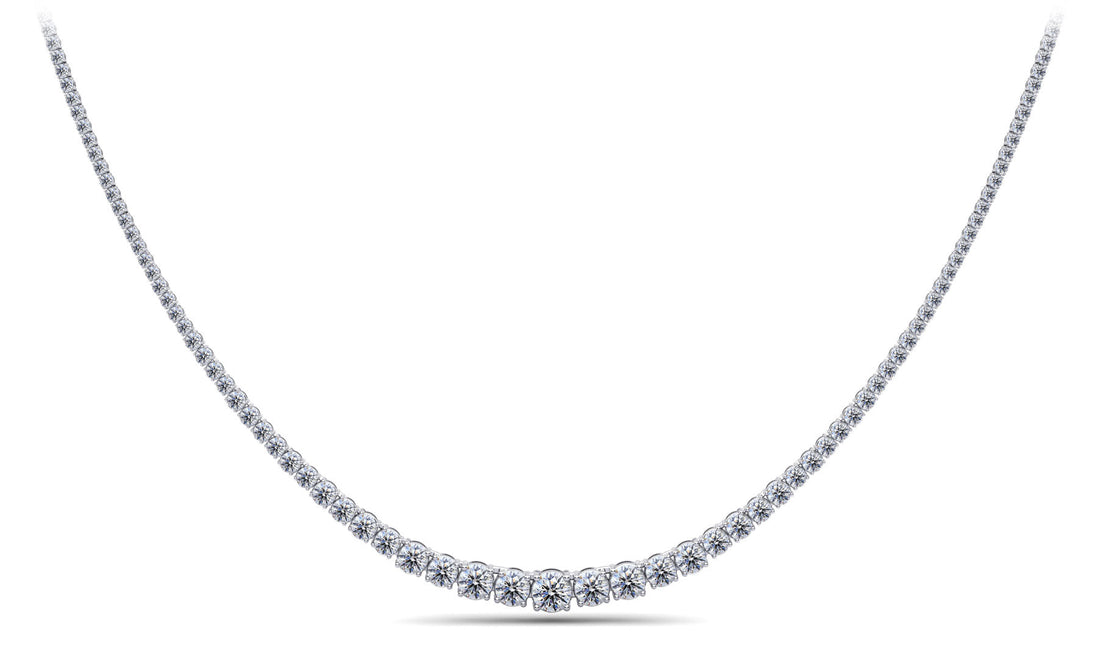 Classic Graduated Strand Of Diamonds Lab-Grown Diamond  with 6.00 ct.(finished)