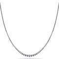 Graduated Shiny Link Diamond Necklace Lab-Grown Diamond  with 6.01 ct.(finished)