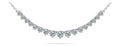 Graduated Red Carpet Diamond Necklace With Chain Diamond  with 2.98 ct.(finished)