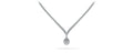 3 Prong Graduated V Diamond Necklace Lab-Grown Diamond  with 11.06 ct.(finished)