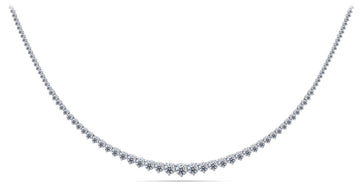 Graduated Red Carpet Diamond Necklace Diamond  with 20.03 ct.(finished)