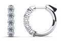 Hypnotic Diamond Hoop Earrings Diamond  with 1.05 ct.(finished) 3mm