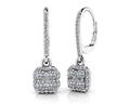 Lucky In Love Diamond Drop Earrings Diamond  with 0.80 ct.(finished) 1mm, 2.5mm