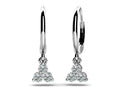 Trillium Diamond Drop Earrings Diamond  with 0.63 ct.(finished) 3.0mm