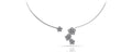 Diamond Flower Choker Diamond  with 0.76 ct.(finished) 1mm, 1.3mm