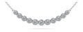 Classic Strand Necklace With Graduated Diamonds And Chain Diamond  with 0.99 ct.(finished)