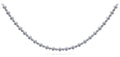 Alternating Diamonds Diamond Necklace Lab-Grown Diamond  with 6.11 ct.(finished) 1.7mm, 2.7mm