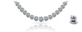 Graduated Diamond Strand Necklace With Shiny Links Diamond  with 5.05 ct.(finished)