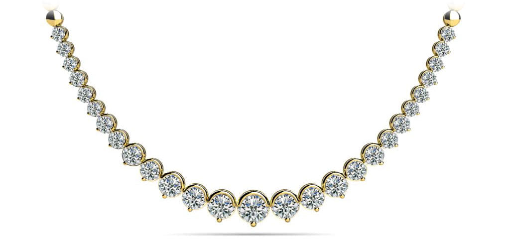 Strand Of Diamonds With Shiny Links Diamond  with 2.06 ct.(finished)