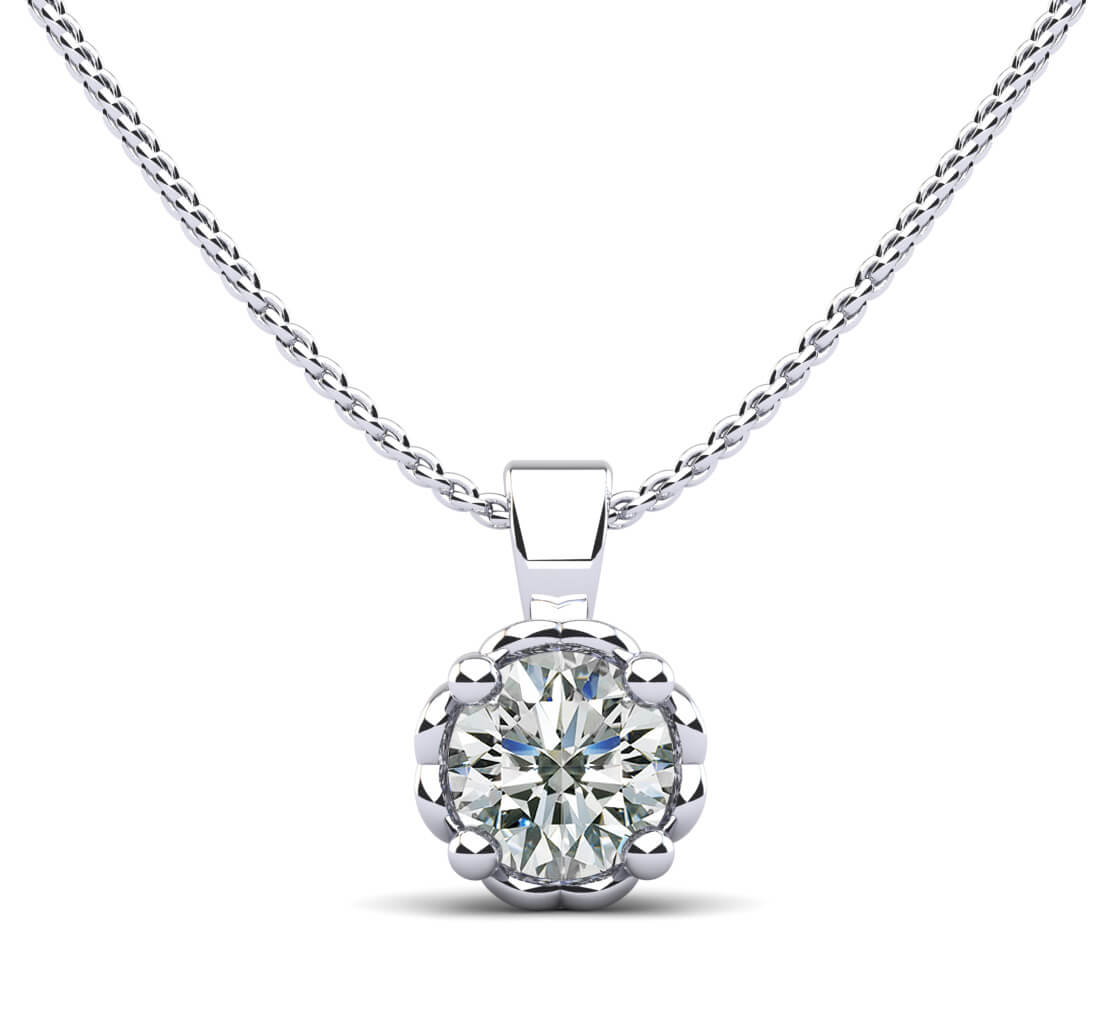 Dearest Sweetheart Diamond Pendant Diamond  with 0.25 ct.(finished) 4mm