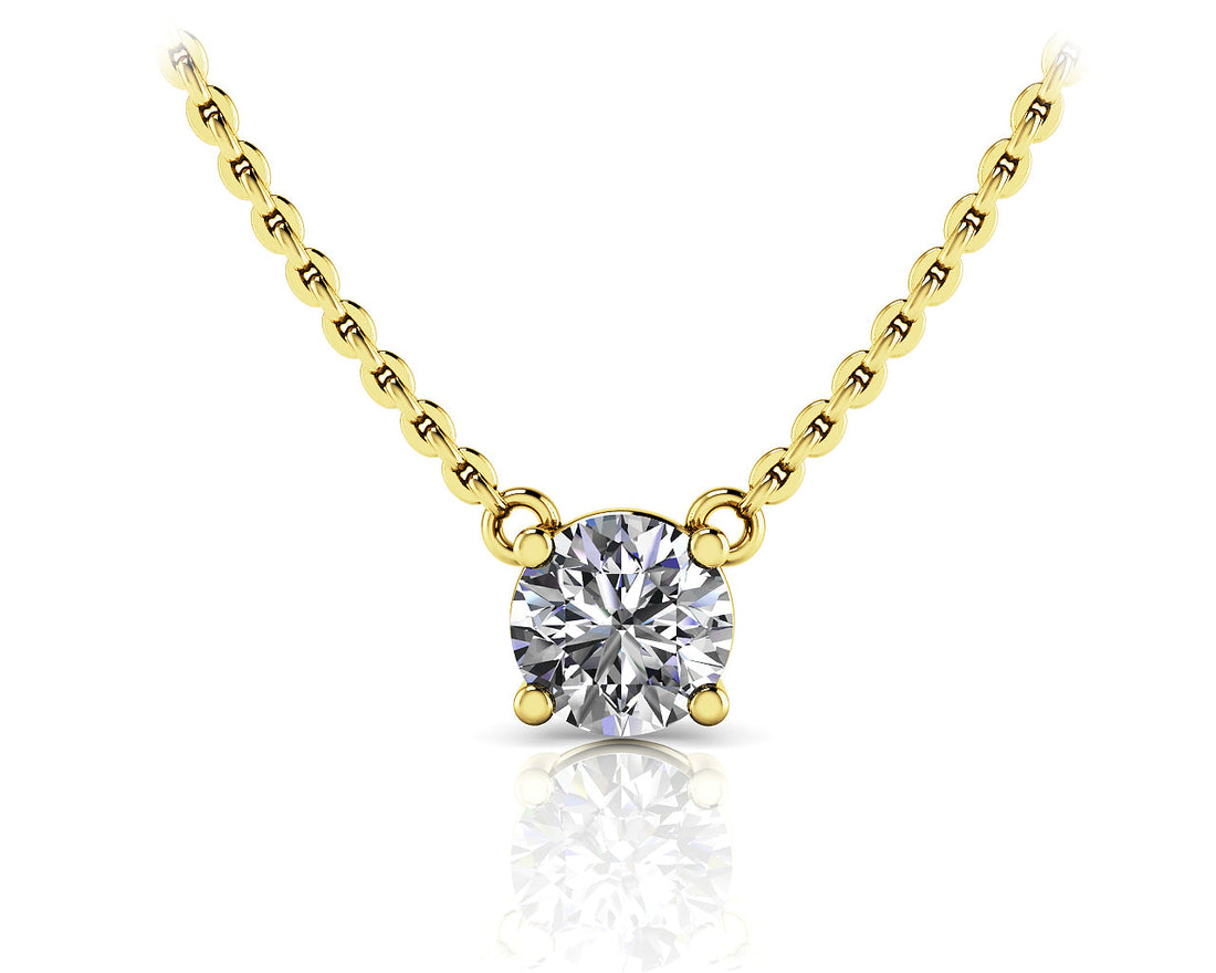 Simply Divine Diamond Solitaire Pendant Lab-Grown Diamond  with 1.25 ct.(finished) 7mm