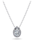 Pear Shape Diamond Dreams Necklace Diamond  with 0.31 ct.(finished)