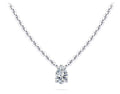 Solitaire Pear Shape Diamond Pendant Diamond  with 1.00 ct.(finished) 8.5x5.5mm