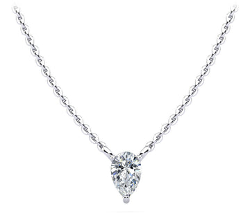 Pear Shape Dream Diamond Pendant Diamond  with 0.30 ct.(finished) 6x4mm