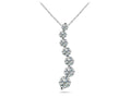 Classic Diamond Journey Necklace Diamond  with 0.50 ct.(finished)