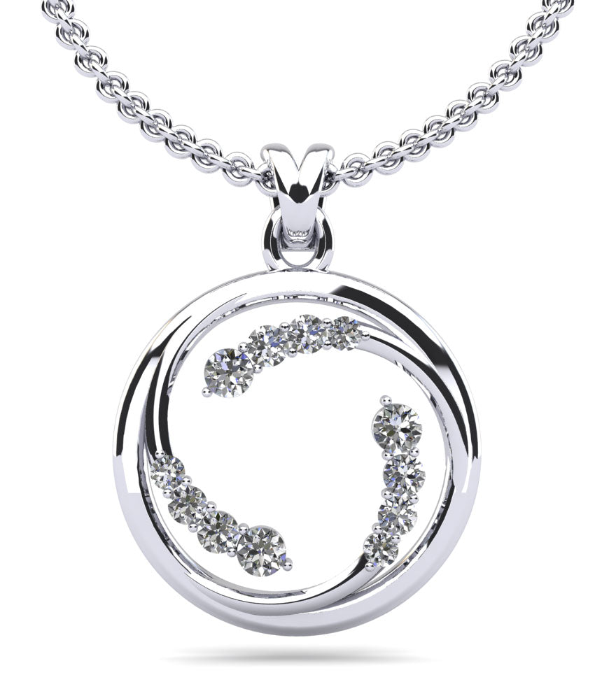 Circle Of Love Diamond Pendant Diamond  with 0.25 ct.(finished)