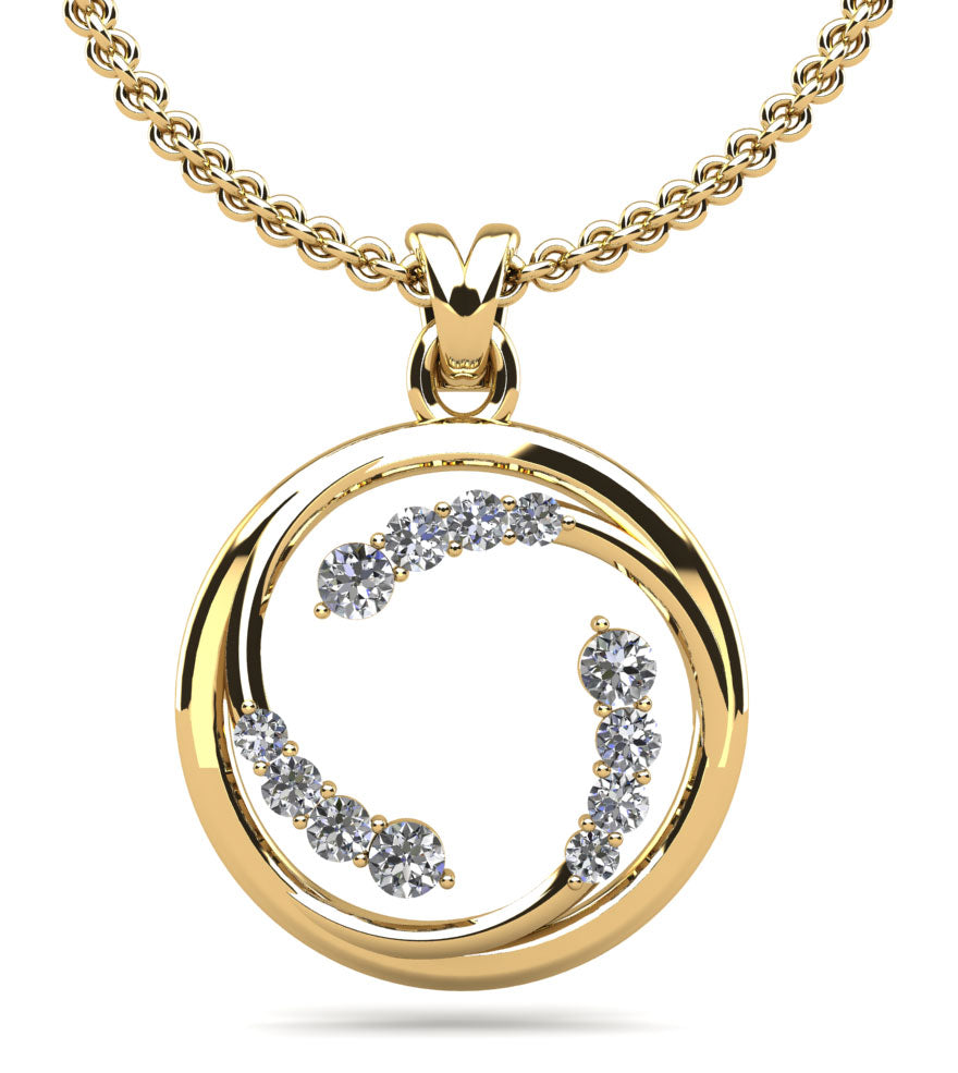 Circle Of Love Diamond Pendant Diamond  with 0.25 ct.(finished)