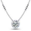 Solitaire Brilliant Round Diamond Pendant Diamond  with 0.75 ct.(finished) 5.7mm