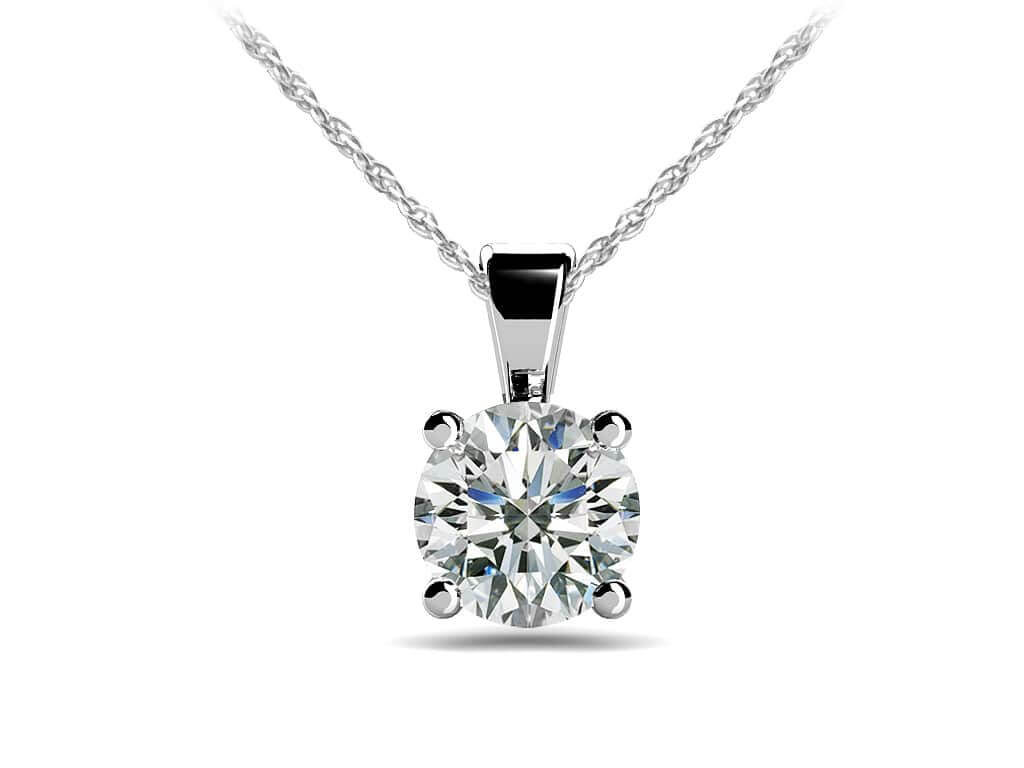 Be Mine Diamond Solitaire Pendant Lab-Grown Diamond  with 1.50 ct.(finished) 7.4mm