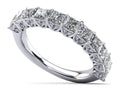 Princess Sunbeam Diamond Anniversary Ring Diamond  with 1.40 ct.(finished) 1.1mm, 2.5mm