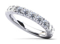 Crown Set Diamond Anniversary Ring Diamond  with 1.59 ct.(finished) 3.6mm