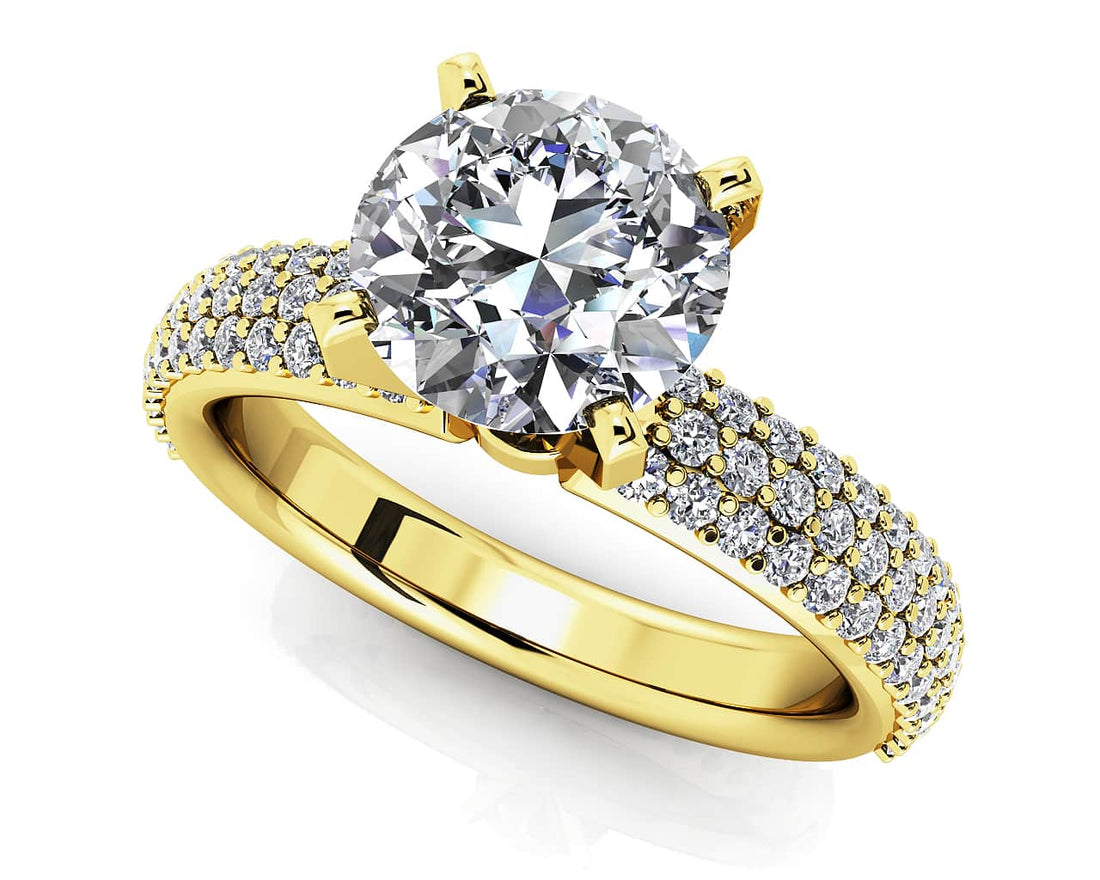 Ever After Four Prong Diamond Engagement Ring Lab-Grown Diamond  with 0.92 ct. (0.50 ct. center diamond)