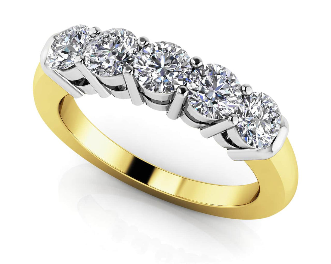 Rounded Classic Diamond Band Lab-Grown Diamond  with 0.53 ct.(finished) 2.7mm