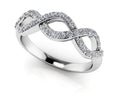 Woven Diamond Anniversary Ring Lab-Grown Diamond  with 0.44 ct.(finished) 1.4mm