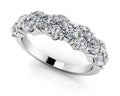 Delightful Diamond Anniversary Ring Lab-Grown Diamond  with 0.98 ct.(finished) 1.9mm, 2.6mm