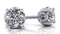 Beautiful Tulip Diamond Stud Earrings Diamond  with 2.00 ct.(finished) 6.5mm