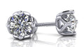 Tulip Diamond Stud Earrings Diamond  with 1.00 ct.(finished) 5mm