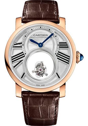 Cartier Rotonde de Cartier Mysterious Double Tourbillon Watch - 45 mm Pink Gold Case - W1556230