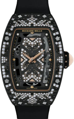 Richard Mille Automatic Winding Intergalactic Bright Night Carbon TPT Diamond Set Bezel | RM07-01 (13)