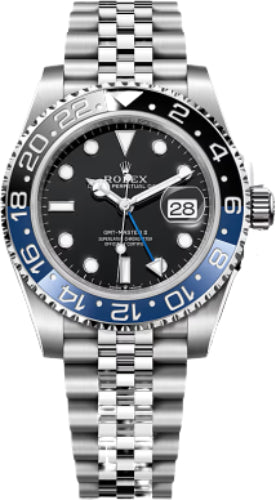 Rolex GMT-Master II "Batman" Stainless Steel Black Dial Oyster Bracelet | 126710BLNR