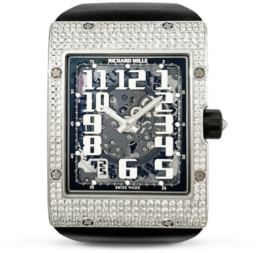 Richard Mille Automatic Winding Extra Flat White Gold Diamond | RM 016 AJ WG