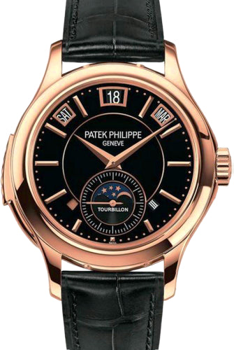 Patek Philippe Grand Complications Day-Date Annual Calendar Moon Phase Black Dial | 5207R-001