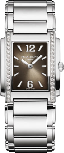 Patek Philippe Twenty~4 Ladies Stainless Steel Grey Sunburst Dial | 4910/1200A-010