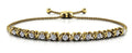 Adjustable X Link Diamond Bracelet with 0.42 ct.(finished) 1.8mm - Luxury Time NYC