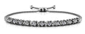 Adjustable X Link Diamond Bracelet with 0.42 ct.(finished) 1.8mm - Luxury Time NYC