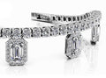 Alluring Nights Diamond Charm Bracelet Lab - Grown Diamond with 4.75 ct.(finished) 5x3mm, 1mm, 2.4mm - Luxury Time NYC