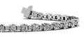 Alternating Diamond Tennis Bracelet with 3.24 ct.(finished) 1.4mm, 2.6mm - Luxury Time NYC