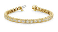 Antique Square Link Diamond Bracelet with 1.55 ct.(finished) 2.0mm - Luxury Time NYC