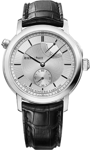 Audemars Piguet Jules Audemars Grande Sonnerie Carillon 39mm Rhodium Guilloche Index Platinum Leather | 26344PT.OO.D002CR.01