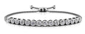 Bezel Set Adjustable Lab - Grown Diamond Bracelet with 0.76 ct.(finished) 2.25mm - Luxury Time NYC